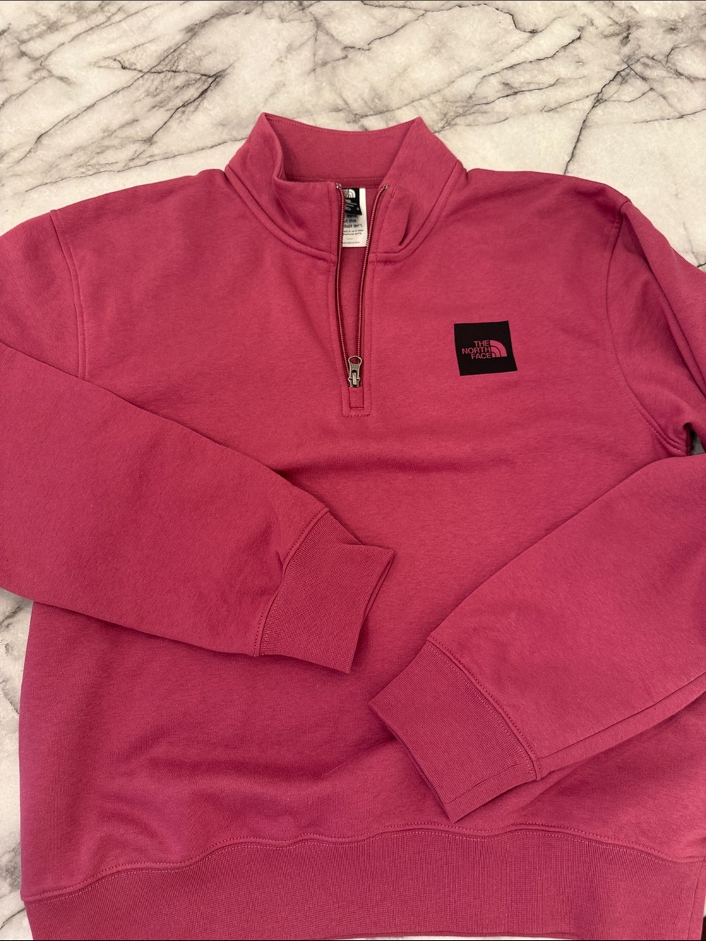 The North Face Men's Raspberry Pink Half-Zip Pullover